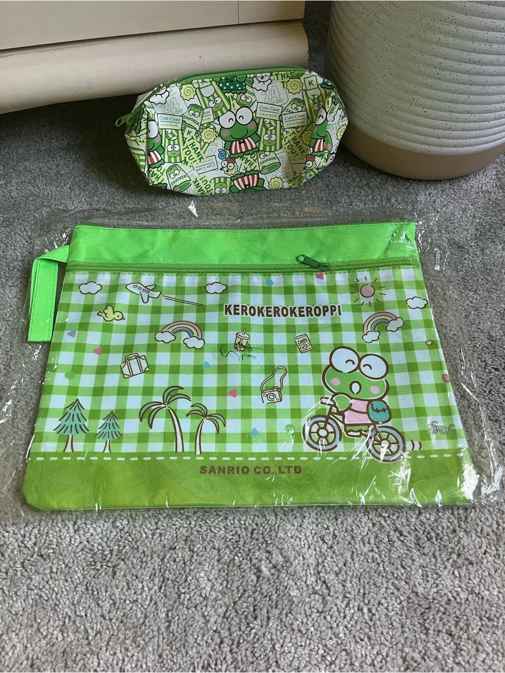 New Keropi Bag and Pencil Pouch